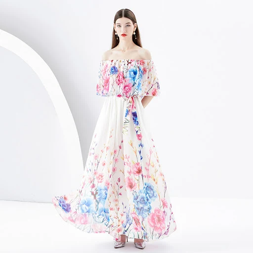 Title 4, Temperament Bandage Waist-tight Long Skirt