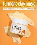 Turmeric Clay Mask Hydrating Moisturizing for Radiant Skin, Deeply Hydrates, Nourishes, Reduces Dryness and Leaves Skin — photo 6