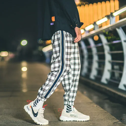 Title 3, Pantalones casuales de cuadros para hombre, cóm...