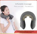Portable Rechargeable Multifunctional Massager Airbag Pillow Relieves Neck and Shoulder Pain Reduces Tension Ideal for T — photo 2