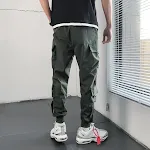 Pantalones deportivos tapered mult bolsillo para ocio, cómodos y versátiles, ideales para deporte y tiempo libre, estilo moderno y funcional. — foto 10