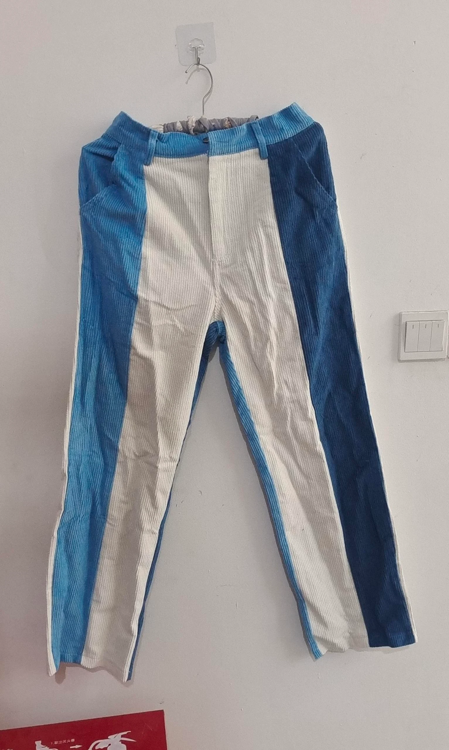 Calças Retas Casuais Listradas Femininas, Personalidade e Estilo, Conforto para o Dia a Dia, Perfeitas para Looks Despojados e Elegantes. — foto 5
