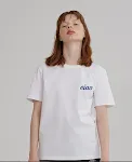 Camiseta feminina de algodão estampada multicolorida, solta, verão 2021, manga curta, casual, versátil e com design moderno. — foto 5