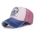Navy Blue Wine Red