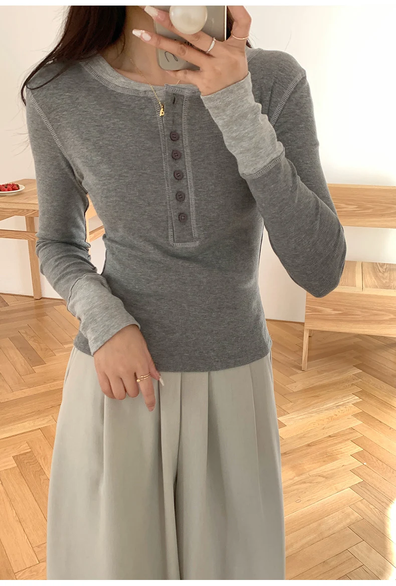 Title 11, Womens Long-Sleeved T-shirt Round Neck Top Ver...