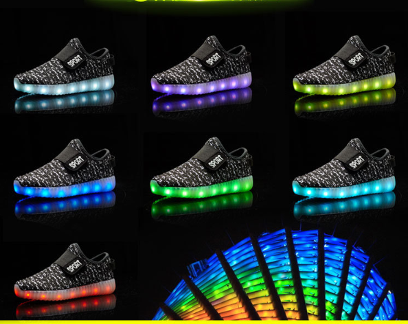 Title 3, Illuminated shoes for kids and adults. Shine in...