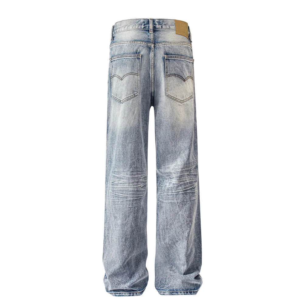 Title 3, Mens Fashion Retro Washed Worn Jeans. Experien...
