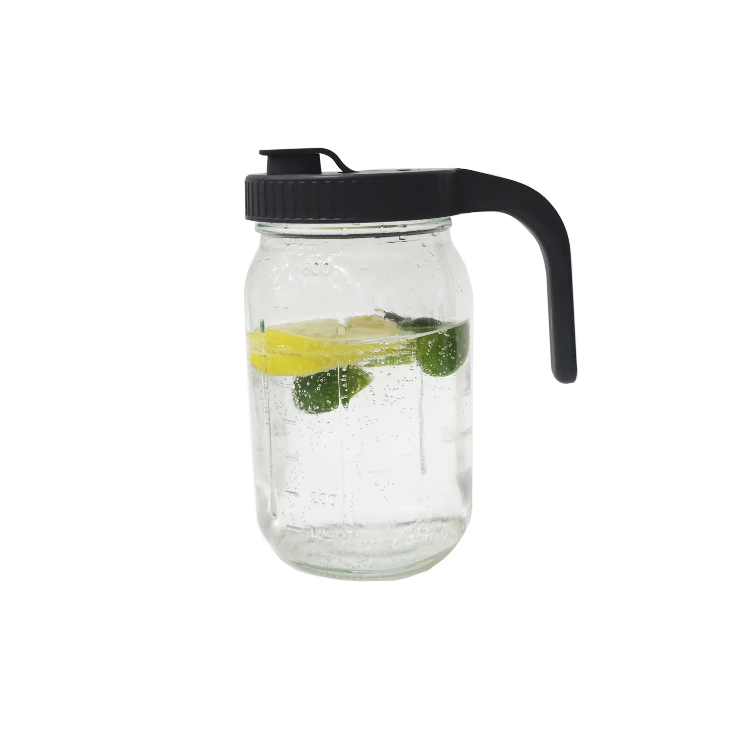 Pote Forest Jar Boca Larga Com Tampa e Alça Copo Shaker Ideal para Smoothies Shakes de Proteína Portátil e Fácil de Usar Perfeito para Viagens — foto 4