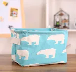 Square blue bear