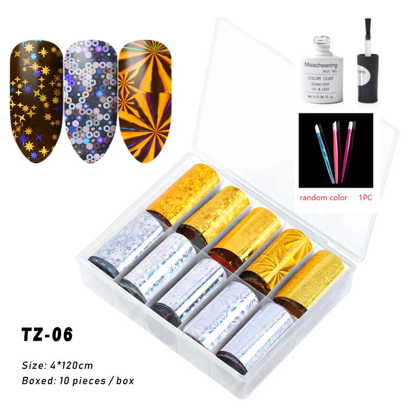 Adesivos de transferência para unhas Transforme suas unhas com designs incríveis e fáceis de aplicar. Perfeitos para nail art criativa. — foto 21
