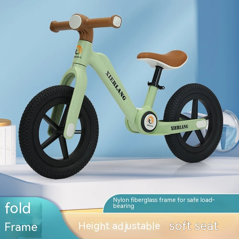 Title 3, Bicicleta de equilíbrio infantil dobrável sem p...