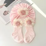 Pink Lace Flower Suit Thin