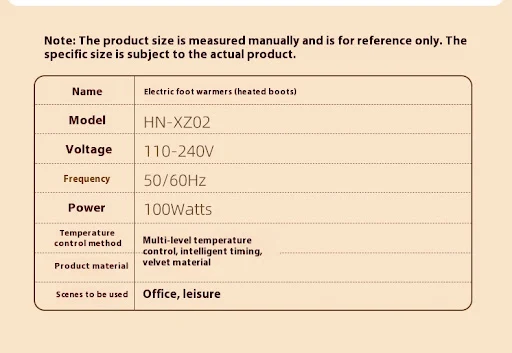 Title 3, Office Plug-in Heating Mat Bedroom Foot Warmer....