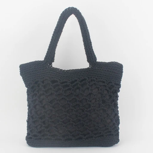 Title 1, New Crochet Beach Handbag for Girls Summer Stra...