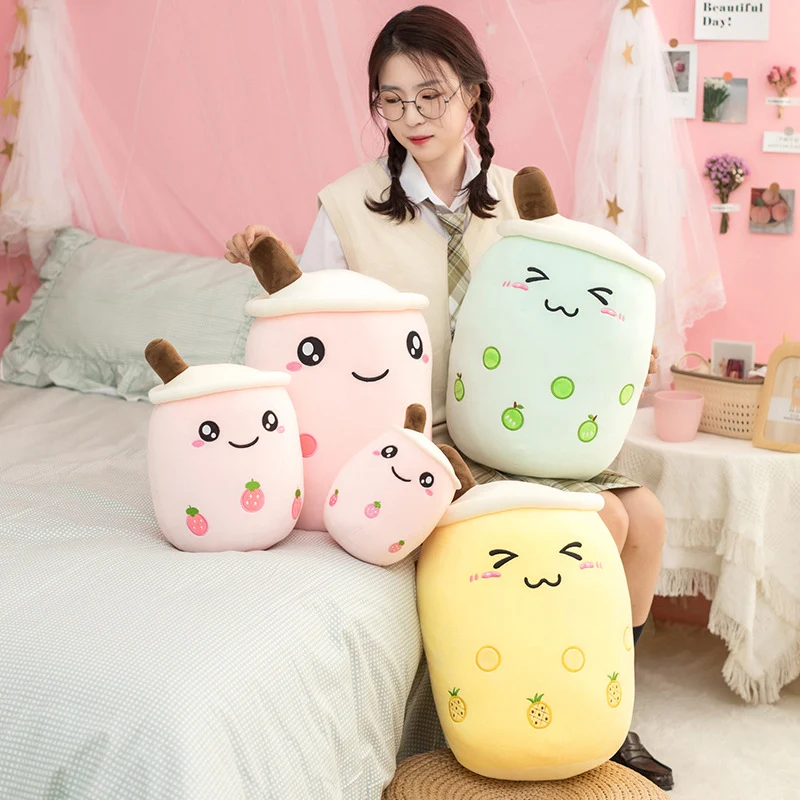 Pearl Milk Tea Pillow Plush Toy, soft and cuddly for relaxing comfort. Embrace your favorite drink in a plush form! — photo 2