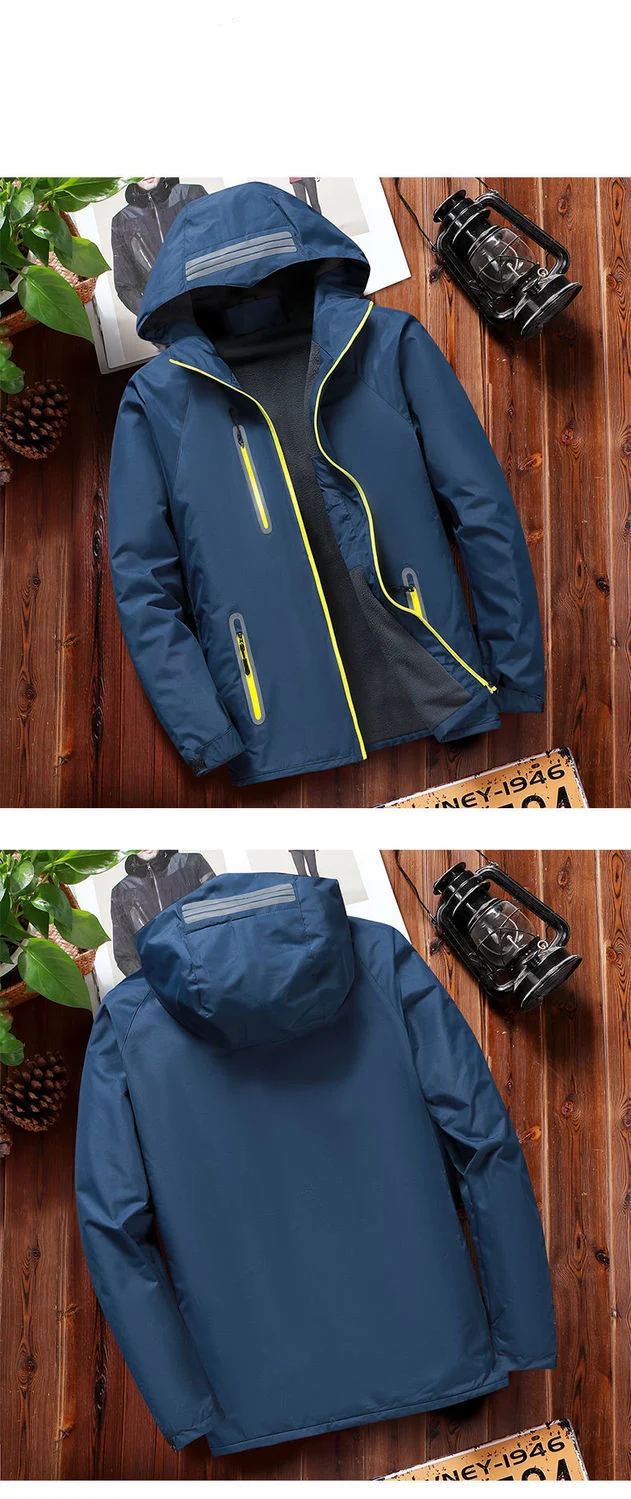Title 3, Mens Loose Large Size Cotton-Padded Jacket War...