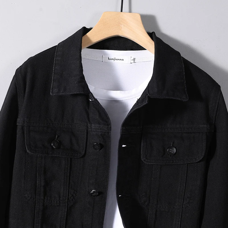 Title 5, Calças Jeans Pretas Masculinas Roupas Jeans de ...
