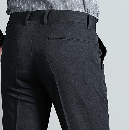 Youth Slim Straight Four-Sided Stretch Trousers offer a comfortable, modern fit with enhanced flexibility for all-day we — photo 14