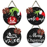 Christmas Wooden Welcome Door Sign for Eve, adding festive charm to your home. A perfect way to welcome guests during th — photo 4
