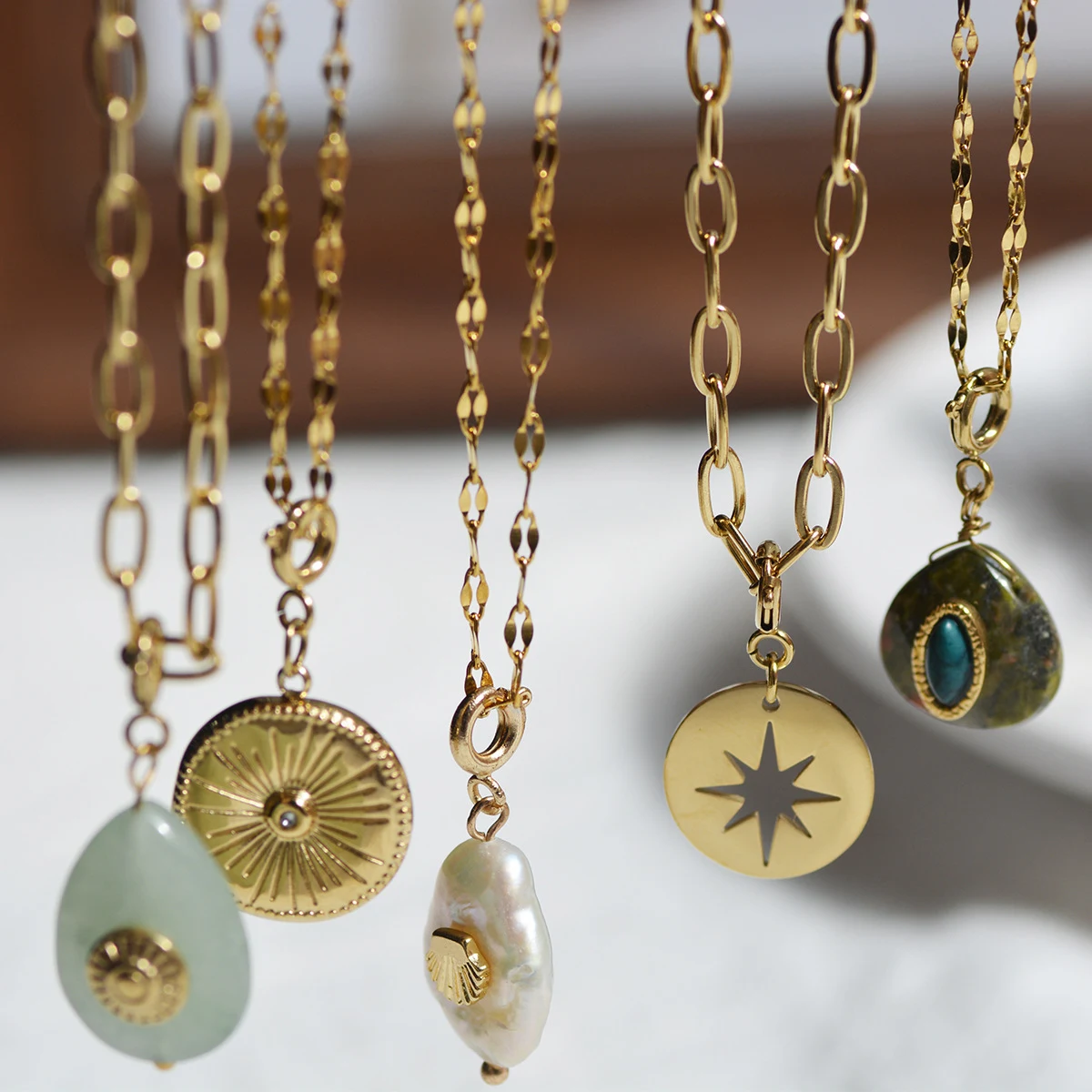 Colar Retrô Feminino DIY Destacável Crie seu Estilo Único Joia Personalizável Ajustável Versátil Presente Perfeito Acessório. — foto 9