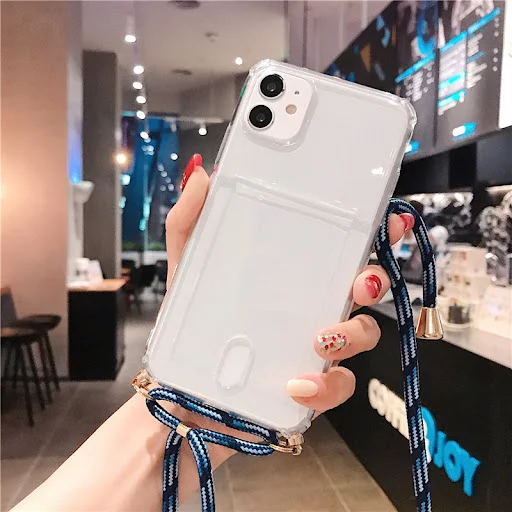 Title 5, Transparent Mobile Phone Case with Card Holder....