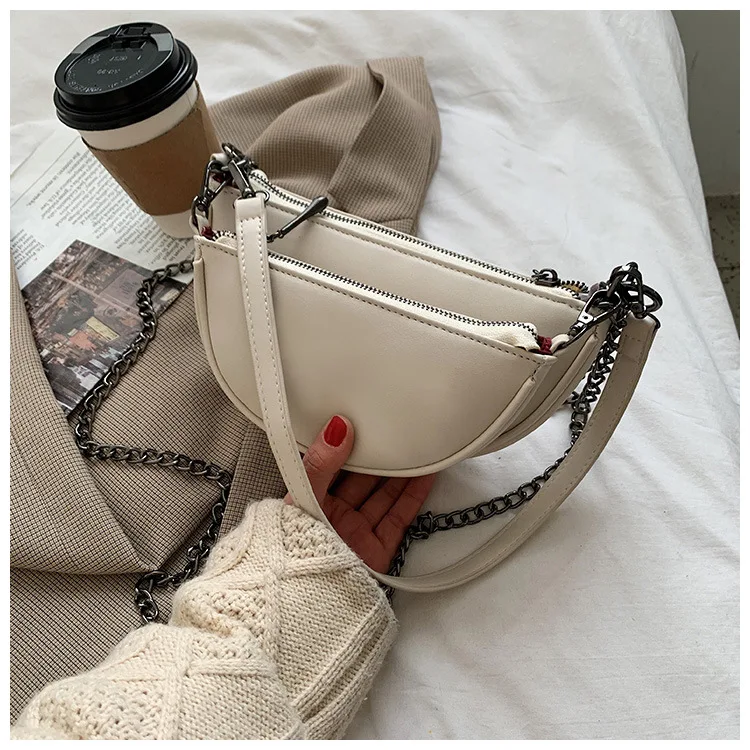 Title 23, Bolsa Saddle Retro Nova Feminina Meia Lua Corre...