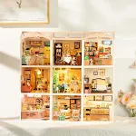 ROBOTIME Kit Casa Miniatura DIY Casinha de Bonecas Modelo Criativo Presentes de Aniversário para Adultos Crianças — foto 12