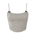Small Plaid Suspenders