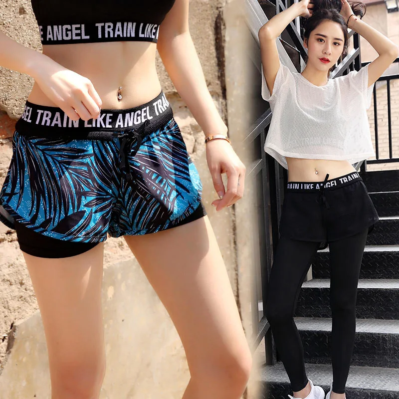 Women's fake two piece shorts, combining comfort and style. Enjoy the two piece design without the hassle. Perfect for s — photo 2