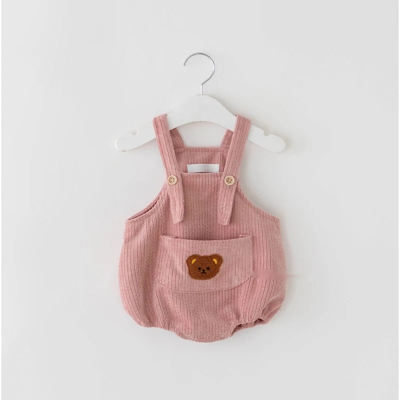 Title 4, Newborn Carrier Baby Bear Embroidered Corduroy ...