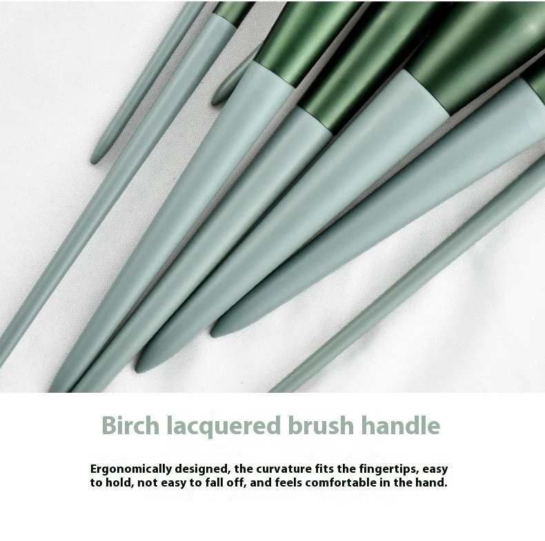 Title 6, 13 PCs Purpleflower Holly Leaf Makeup Brushes S...