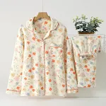New Quilted Three-layer Warm Women's Pajamas Loose Lapels Homewear Cozy and Comfortable Loungewear Perfect for Staying I — photo 7