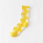 Yellow White Leaf