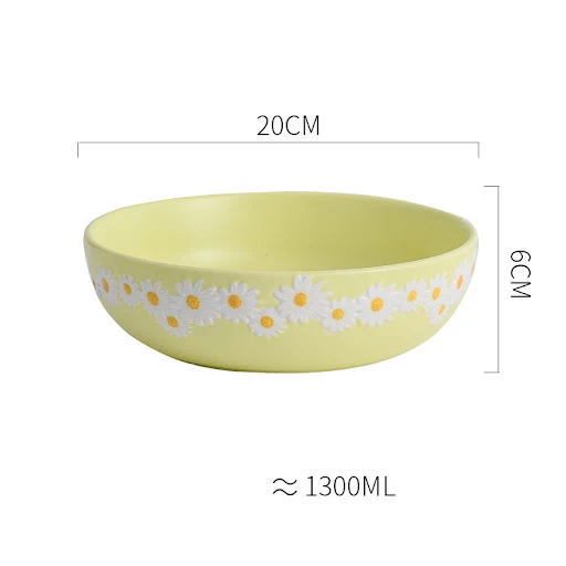 Title 5, Ceramic home dining tableware set with fresh an...