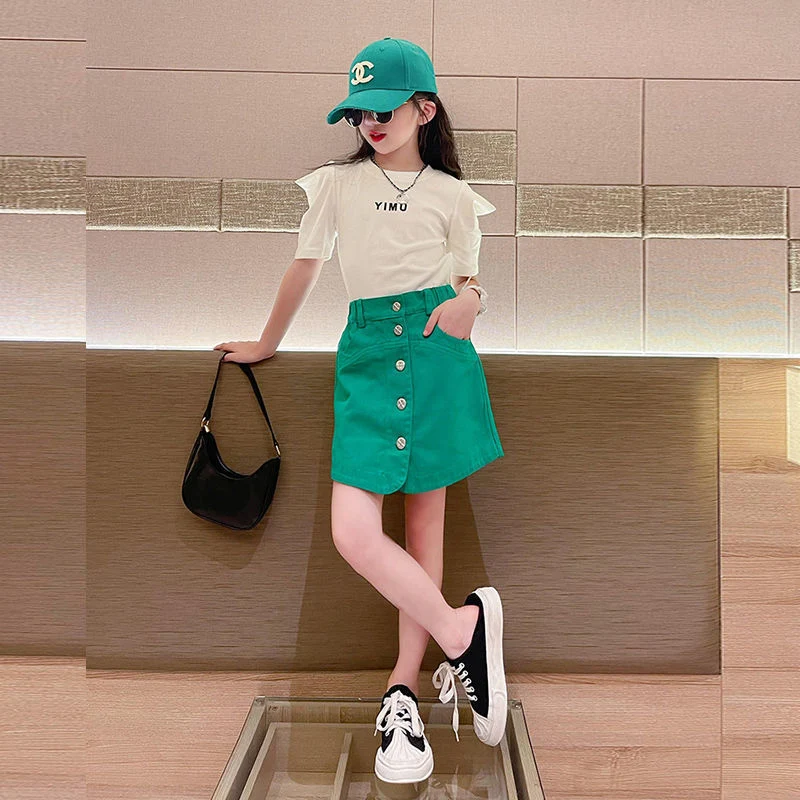 Conjunto esportivo ocidental para meninas adolescentes, roupa casual de duas peças para lazer, perfeito para atividades esportivas e momentos de diversão. — foto 14