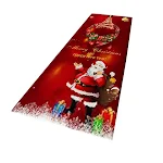 Kerstmis flanellen vloermat voor slaapkamer, antislip, fluffy tapijt, zorgt voor warmte, comfort en een feestelijke sfeer. — foto 5