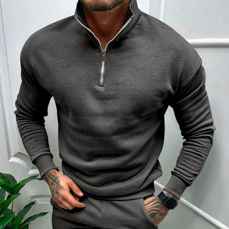Title 2, Blusa masculina de inverno com forro de lã, man...