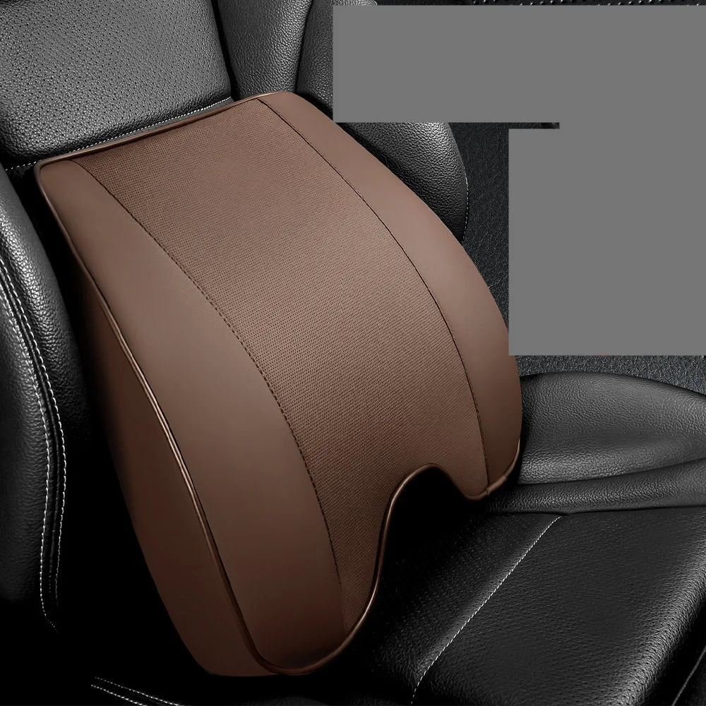 Car Neck Pillow with Memory Foam and Lumbar Support for Comfortable Driving and Long Trips. Provides pain relief and imp — photo 1