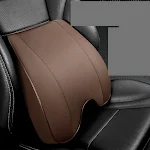 Car Neck Pillow with Memory Foam and Lumbar Support for Comfortable Driving and Long Trips. Provides pain relief and imp — photo 1