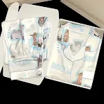 8266 Blue With Long Sleeves