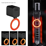 Lanterna Traseira de Bicicleta com Efeito Água Corrente Plug Luz Segurança Noturna. Aumenta a visibilidade e segurança em pedaladas noturnas. — foto 17