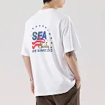 T-shirt en coton à manches courtes pour homme avec imprimé lettres coupe ample Confort et style décontracté Idéal pour le quotidien — photo 5