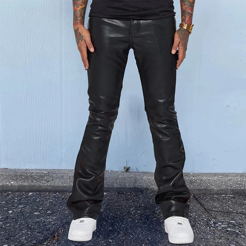 Men's Fashion Casual Printing Mid Waist Baggy Pants Comfortable Everyday Wear with Stylish Print Relaxed Fit and Modern — photo 5