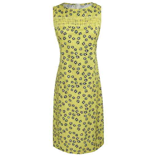 Title 17, Womens Printed Sleeveless Stitching Dress