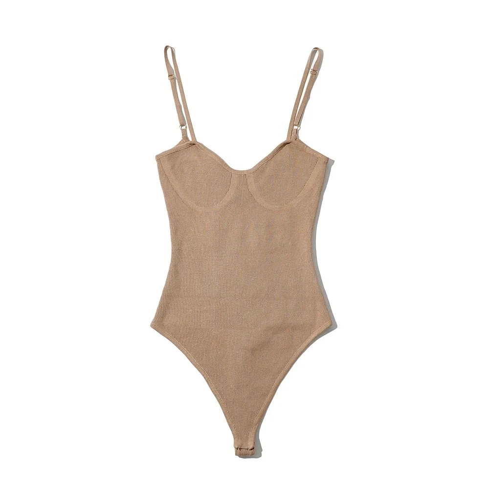 Sexy Round Neck Elastic Skinny Knit Jumpsuit Suspender offers a sleek, comfortable fit, perfect for parties and events, — photo 14