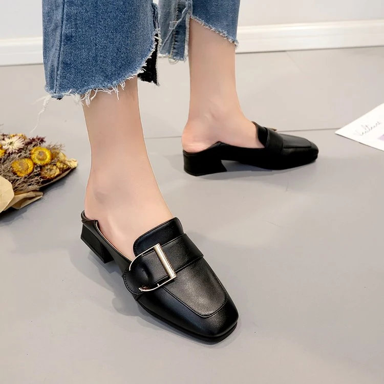 Damen-Loafer-Schuhe für den Frühling, bequeme, einzelne Zehen, ideal für Studentinnen, perfekt für den Frühling. — foto 2
