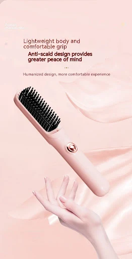 Title 7, Wireless Straight Comb Anion, Does Not Hurt Hai...