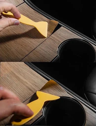 Title 6, Central control film wood grain sticker Enhance...