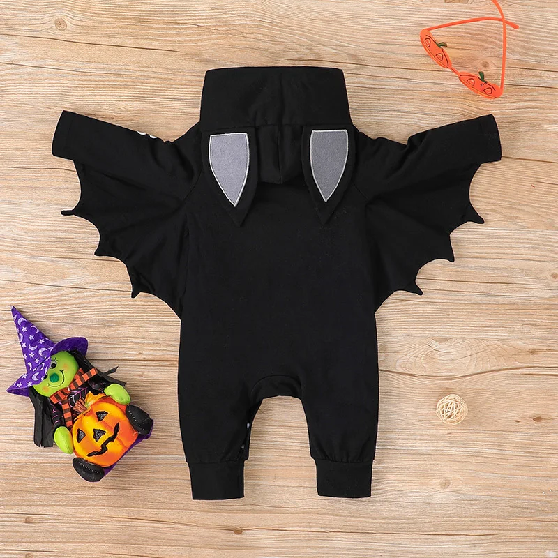 Title 5, Macacão de bebê de Halloween de morcego Roupa d...
