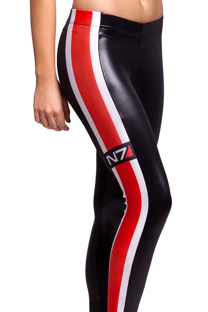 Title 5, Womens Digital Printed Striped Skinny Leggings...